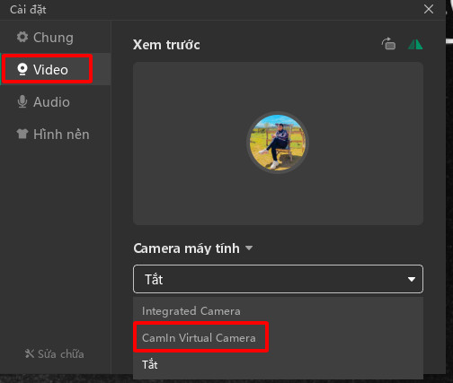 Hướng dẫn sử dụng CamIn 10 Mo CamIn trong ClassIn