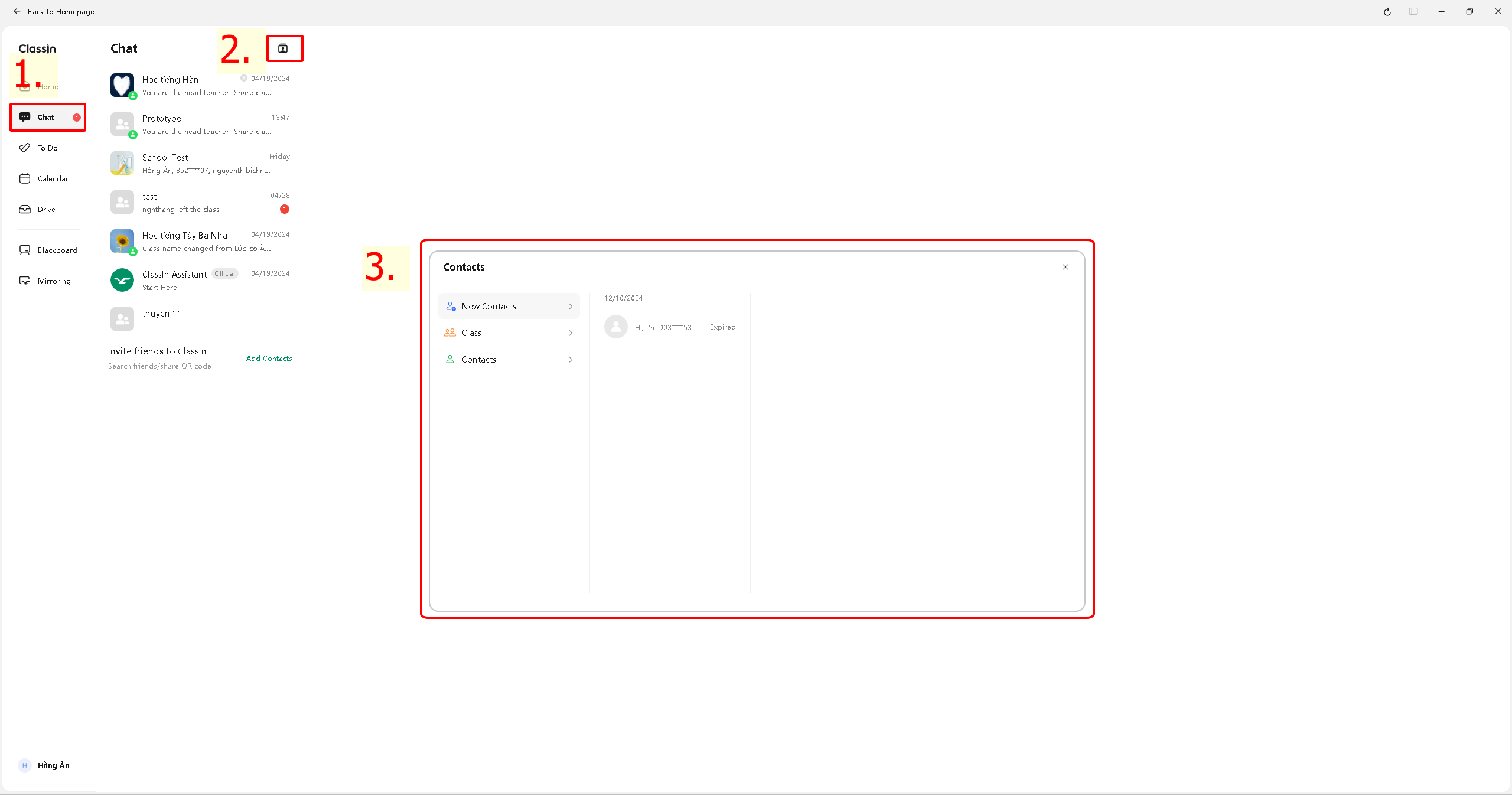 Bản cập nhật tháng 6/2025 (ClassIn 6.0): Nâng cấp tương tác cùng giao diện mới và tối ưu trải nghiệm với các công nghệ AI trong học tập 2 V6. Blog. Anh Danh ba