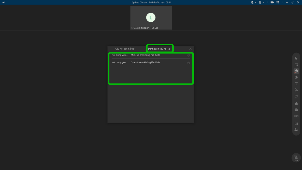 ClassIn Student Sac Le 21