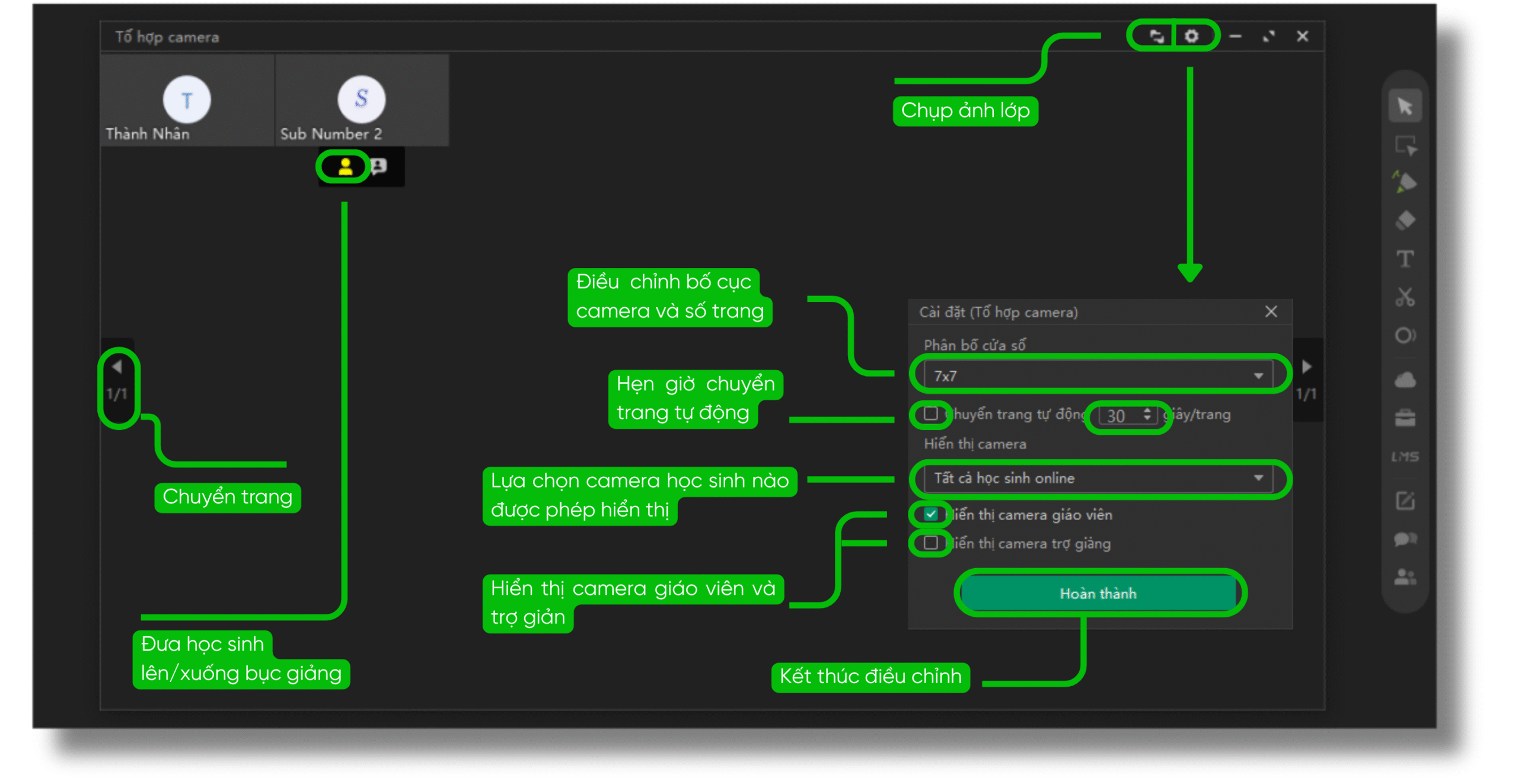 Công cụ màn hình ghép (Video Gallery) trong lớp học ảo ClassIn 3 Update Image Cao Nhan 3 1 scaled