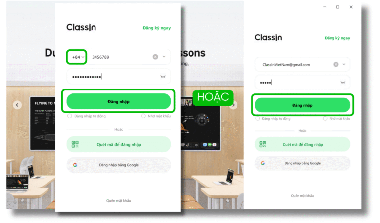Tạo tài khoản và đăng nhập vào ClassIn - ClassIn Việt Nam