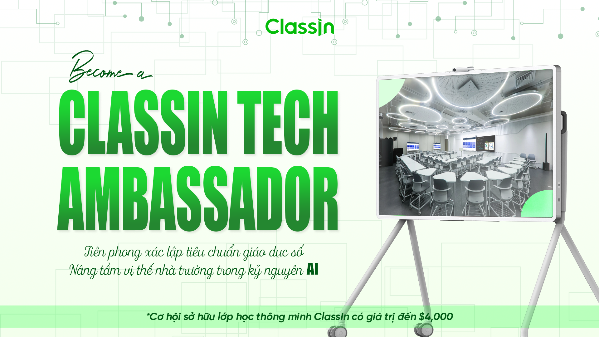 Trang chủ ClassIn 150 VN Become a ClassIn Tech Ambassadors